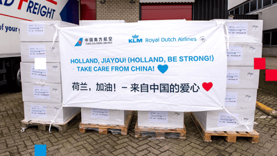 Riege zieht den Hut vor der Spendenaktion von KLM und FFF