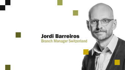 Jordi Barreiros fue asignado como nuevo Director de la sucursal Riege Software en Suiza