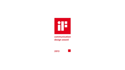 iF Communication Design Award 2013