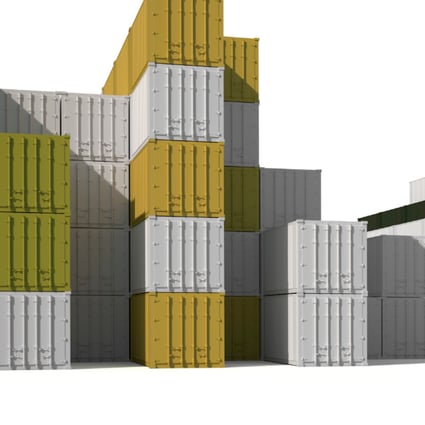 Stacked containers