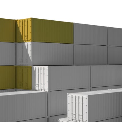 Stacked containers